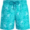Vilebrequin Moorea Oursins Bicolores Swimsuit In Vert Disco