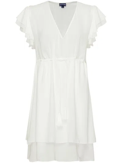 Vilebrequin V-neck Dress In White