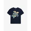 Vilebrequin Tahiti Turtles T-shirt In Blue