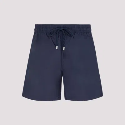 Vilebrequin Recycled Nylon Swim Shorts With Elastic Waistband In Blue