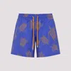 Vilebrequin Mens Marrakech Moorea Graphic-print Swim Shorts In Black