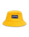 Vilebrequin Boheme Terry Bucket Hat In Mango