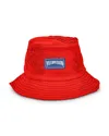 Vilebrequin Boheme Terry Bucket Hat In Poppy
