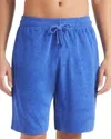 Vilebrequin Bolide Terry Bermuda Shorts In Pacific Blue