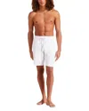 Vilebrequin Bolide Terry Bermuda Shorts In Blanc