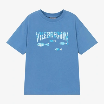 Vilebrequin Kids' Boys Blue Cotton T-shirt