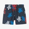 VILEBREQUIN BOYS BLUE TURTLE SWIM SHORTS