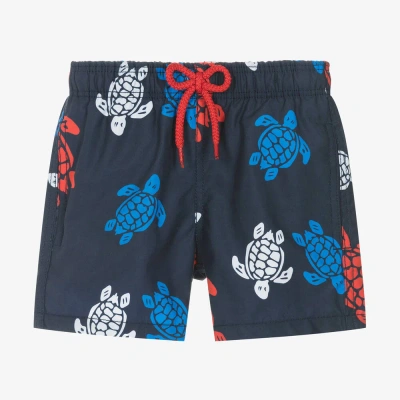 Vilebrequin Kids' Boys Blue Turtle Swim Shorts