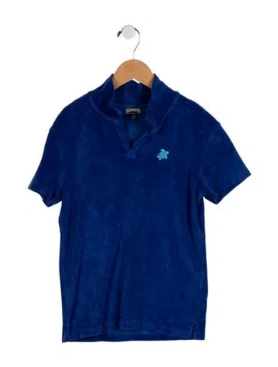 Pre-owned Vilebrequin Kids' Boys' Short Sleeve Polo In Blue