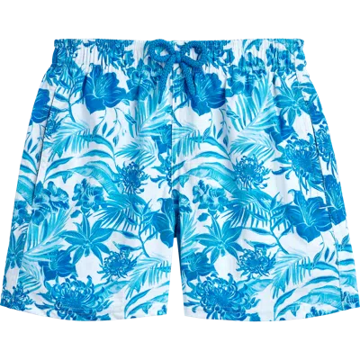 Vilebrequin Boys Stretch Swim Short Tahiti Flower