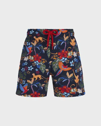 Vilebrequin Kids' Salvador Stretch-badeshorts Für Jungen In Blau