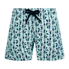 Vilebrequin Boys Swim Short Cocorico Thalassa Blue In Blue