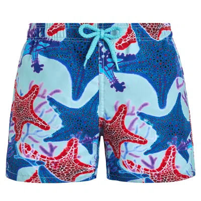 Vilebrequin Boys Swim Shorts Glowed Stars In Multi
