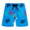Vilebrequin Boys Swim Shorts Ronde Des Tortues Multicolore In Blue