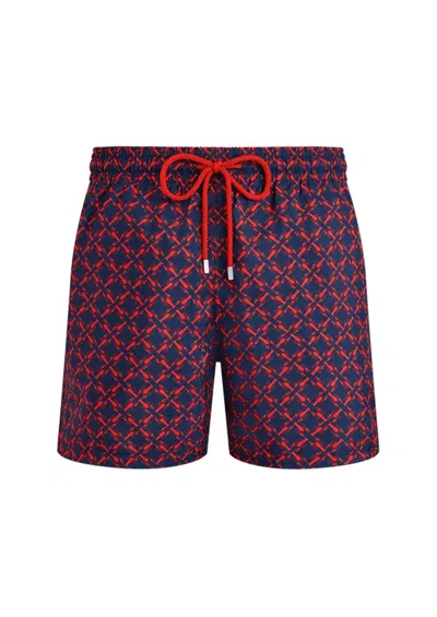 Vilebrequin Boys Ultra-light And Packable Swim Shorts Homard Pixel
