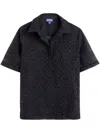Vilebrequin Embroidered Cotton Polo In Black