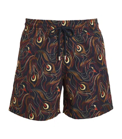 Vilebrequin Camo Flowers Mistral Swim Shorts In Multi