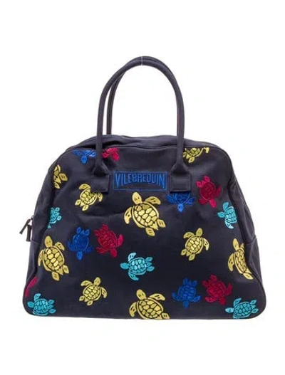Pre-owned Vilebrequin Canvas Backpack In Blue