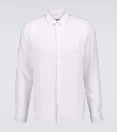 Vilebrequin Caroubis Linen Shirt In White