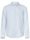 Vilebrequin Relaxed Fit Clear Blue Linen Shirt