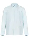 Vilebrequin Relaxed Fit Clear Blue Linen Shirt