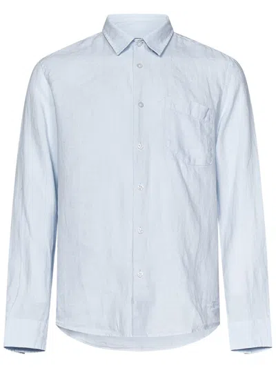 Vilebrequin Caroubis Shirt In Clear Blue