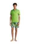 Vilebrequin Palan Classic Fit Cotton Pique Polo Shirt In Jungle