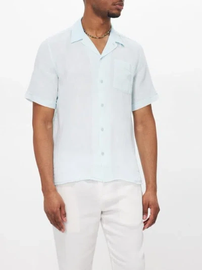 Vilebrequin Charli Patch-pocket Linen Shirt In Antigua