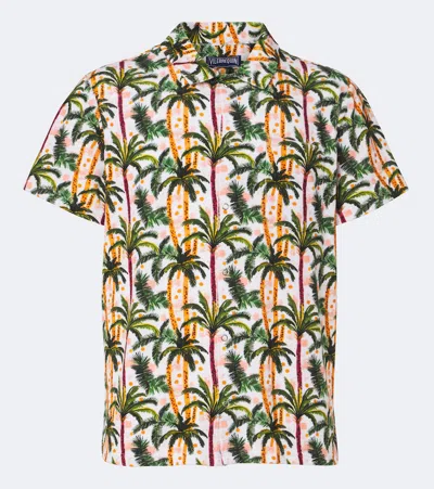 Vilebrequin Charli Printed Cotton-blend Terry Shirt In Green