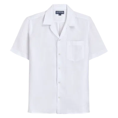 Vilebrequin Short-sleeve Bowling Shirt In White