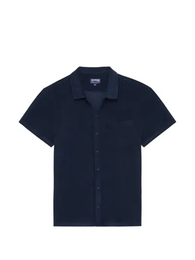Vilebrequin Chest-pocket Shirt In Blue