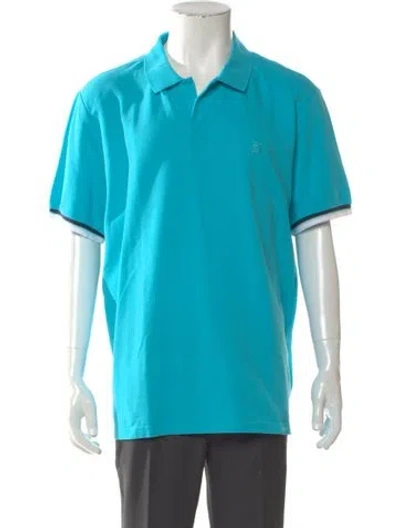 Pre-owned Vilebrequin Collar Short Sleeve Polo Shirt In Blue