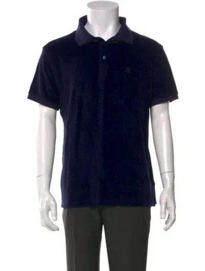 Pre-owned Vilebrequin Collar Short Sleeve Polo Shirt In Blue