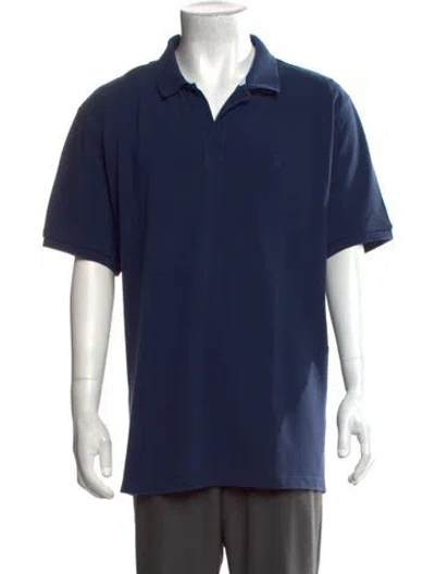 Pre-owned Vilebrequin Collar Short Sleeve Polo Shirt In Blue