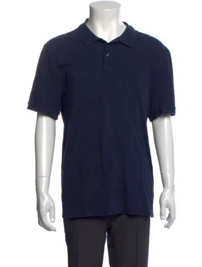 Pre-owned Vilebrequin Collar Short Sleeve Polo Shirt In Blue