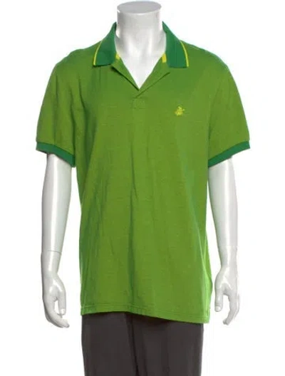 Pre-owned Vilebrequin Collar Short Sleeve Polo Shirt In Green