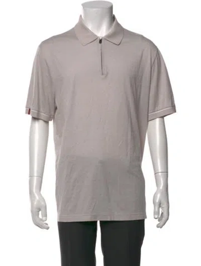 Pre-owned Vilebrequin Collar Short Sleeve Polo Shirt In Grey