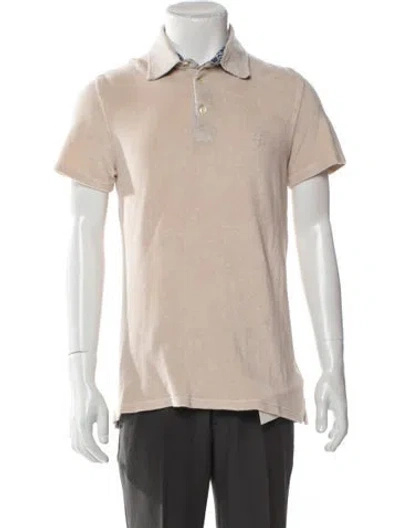 Pre-owned Vilebrequin Collar Short Sleeve Polo Shirt In Neutral
