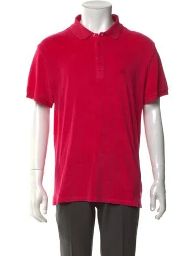 Pre-owned Vilebrequin Collar Short Sleeve Polo Shirt In Red