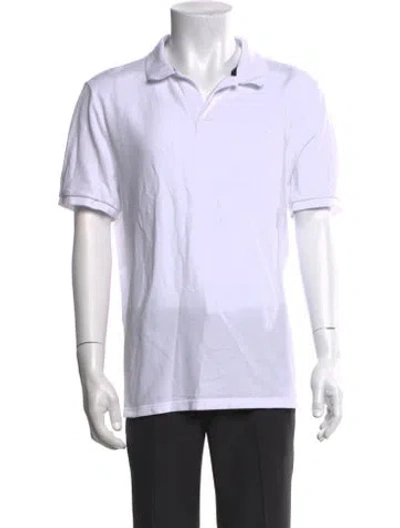 Pre-owned Vilebrequin Collar Short Sleeve Polo Shirt In White