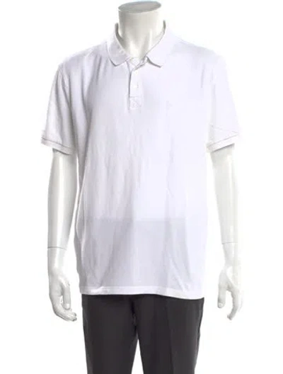 Pre-owned Vilebrequin Collar Short Sleeve Polo Shirt In White