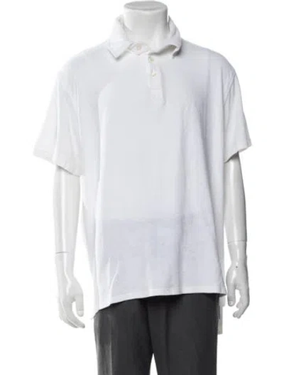 Pre-owned Vilebrequin Collar Short Sleeve Polo Shirt In White