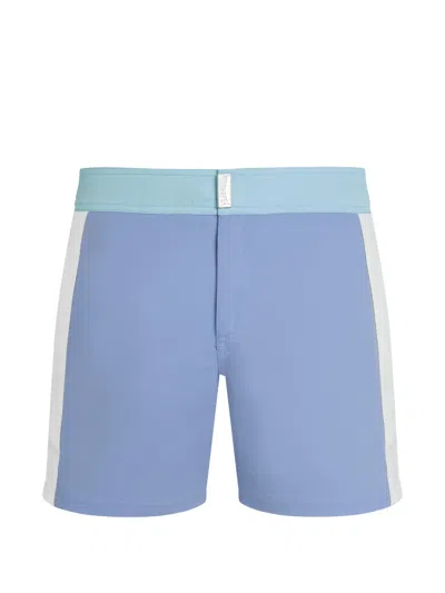 Vilebrequin Color-block Stretch Swim Shorts In Blue