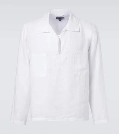 Vilebrequin Comores Linen Shirt In White