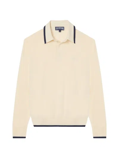 Vilebrequin Contrast-trim Polo Shirt In Neutral