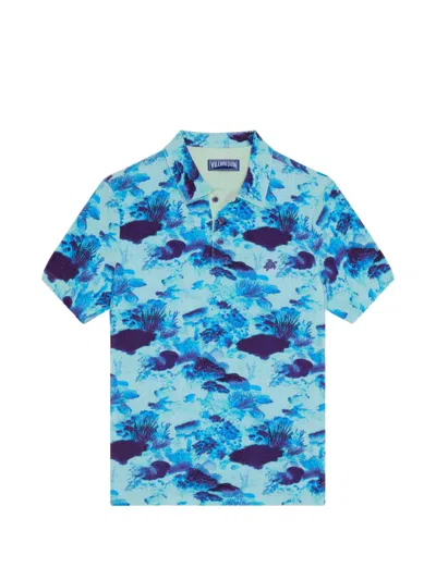 Vilebrequin Coral Reef Terry Polo Shirt In Multi