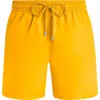 Vilebrequin Les Unis Pa Swim Short In Yellow & Orange