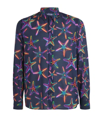 VILEBREQUIN COTTON DISCO CARACAL SHIRT