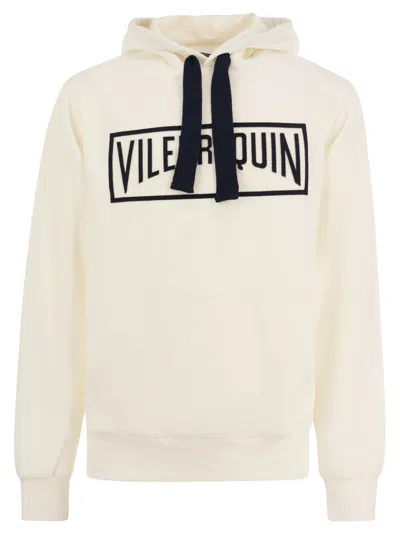 Vilebrequin Cotton Hooded Sweatshirt In White