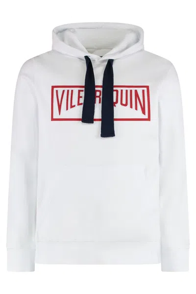 Vilebrequin Cotton Hoodie With Drawstring And Kangaroo Pocket In White